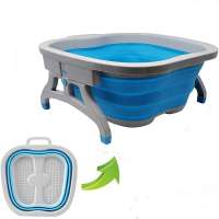 Collapsible Foot Bath Tub Foldable Foot Basin Large Foot Soaking Bucket